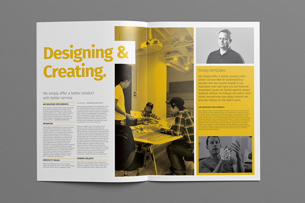 thiết kế in ấn brochure sáng tạo, hiệu quả