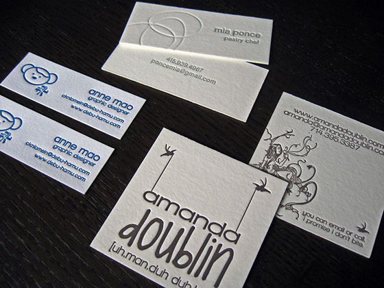 Thiết kế in ấn mini name card