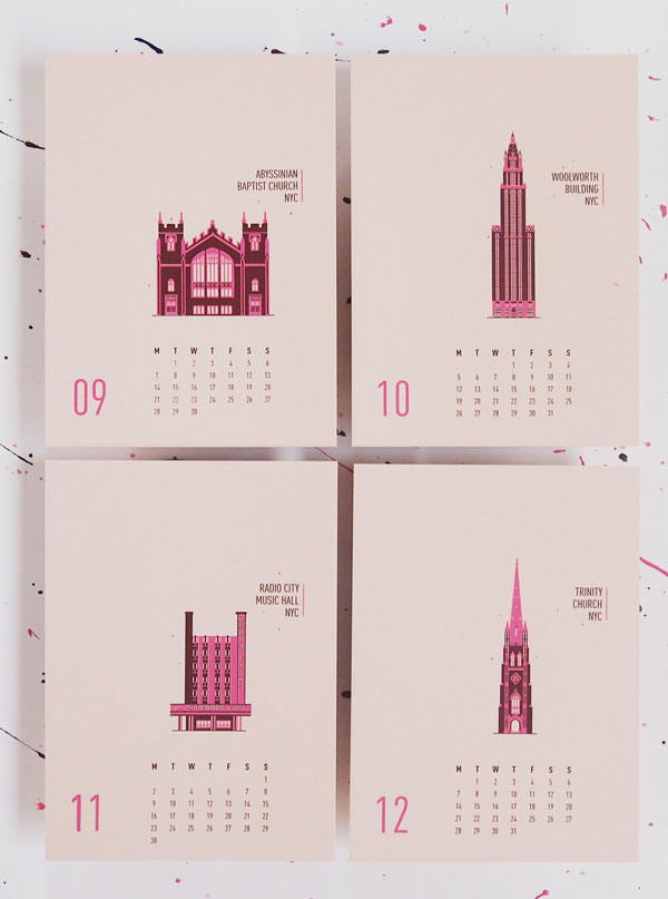 Buildings of New York City Wall Calendar 2015