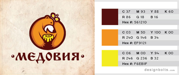 Brown-Light-Brown-Yellow-Color-Combination-for-logo-design-02