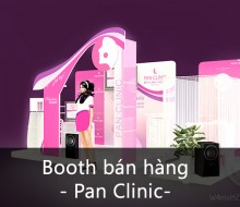 Booth bán hàng – Pan Clinic