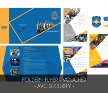 Bộ Folder – Flyer – Voucher – AVC Security
