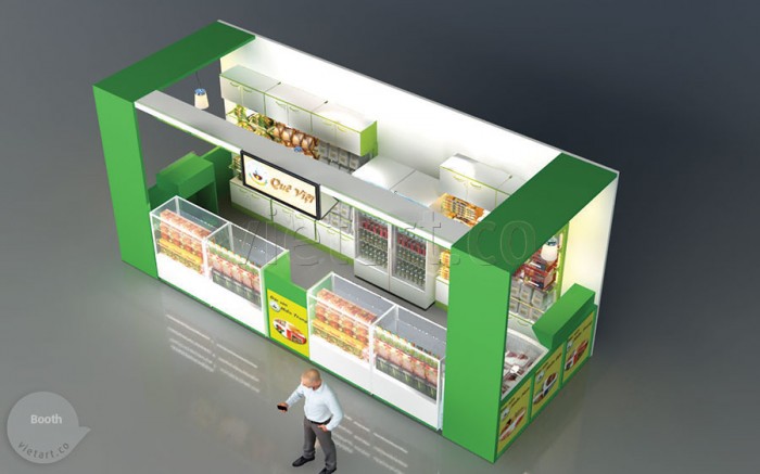 Booth bán hàng Quê Việt