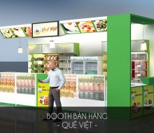 Booth bán hàng Quê Việt
