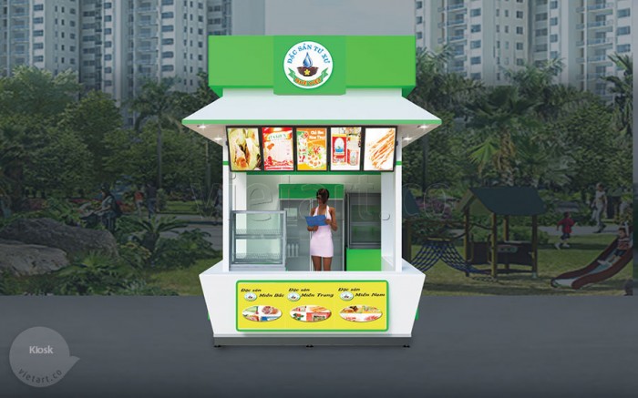 Kiosk bán hàng Quê Việt