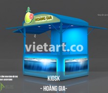Mẫu thiết kế Kiosk HOANG GIA