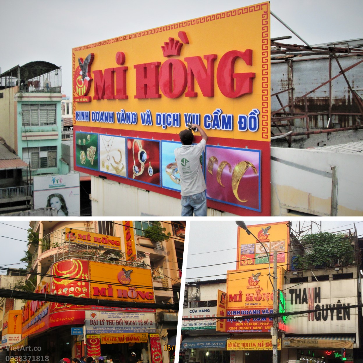 bảng hiệu alu đẹp