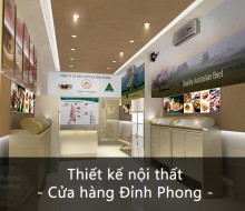 Nội thất cửa hàng Đỉnh Phong