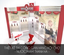 Booth hội chợ – Nước mắm Thanh Hà