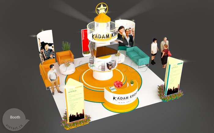 Booth chương trình – Adam Khoo