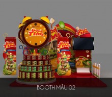 Booth mẫu 02