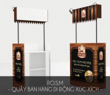 POSM – Quầy bán hàng di động xúc xích