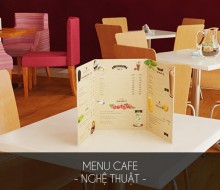 Thiết kế Menu Cà Phê Nghệ Thuật