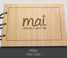 Mẫu thiết kế Menu Mai Cafe