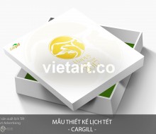 Mẫu thiết kế lịch tết CARGILL