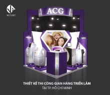 THIẾT KẾ THI CÔNG GIAN HÀNG ACG – TRIỂN LÃM NHA KHOA