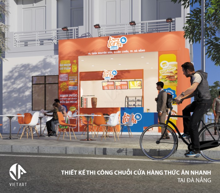 THIẾT KẾ THI CÔNG CHUỖI CỬA HÀNG THỨC ĂN NHANH TORKI