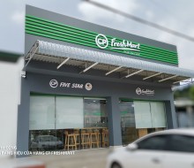 THIẾT KẾ THI CÔNG BẢNG HIỆU CỬA HÀNG CP FRESHMART